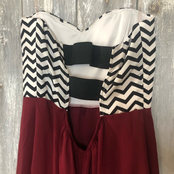 Strapless hi-low dress - Picture 4 of 5